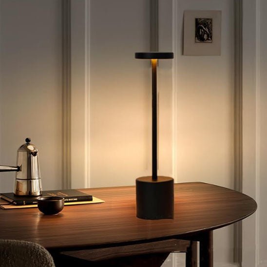 Lampe de table marron